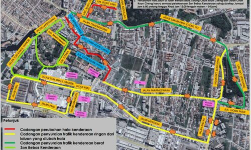 Zon Bebas Kenderaan: 13 lokasi parkir kenderaan disediakan