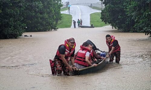 Mangsa banjir di Johor meningkat kepada 6,564 orang