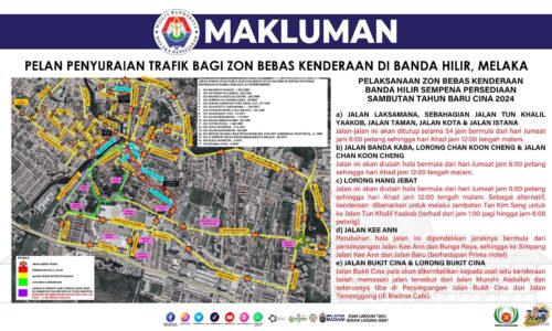 MBMB laksana penyuraian trafik sempena Tahun Baharu Cina