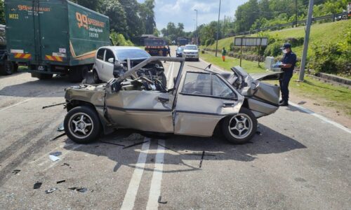 Warga emas maut kemalangan di Jalan Hutan Simpan