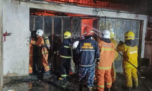 Lelaki OKU maut kedai motosikal terbakar
