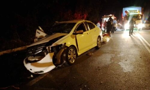 Warga emas maut, lima cedera kereta bertembung di Tampin