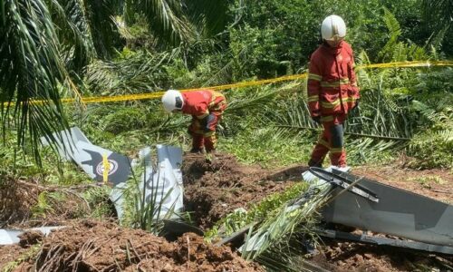 Polis sahkan kejadian pesawat terhempas di Kapar