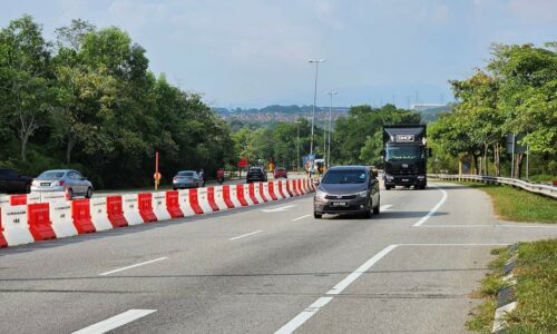 Lorong ‘U-Turn’ Lebuh AMJ Paya Rumput ditutup sementara