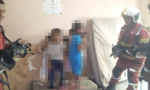 Bomba Selangor selamatkan enam beradik hampir jadi mangsa korban kebakaran