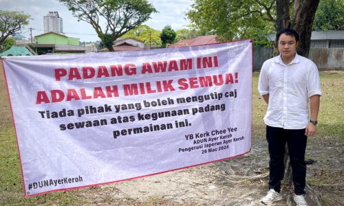 Main bola sepak di padang awam kena caj RM80?