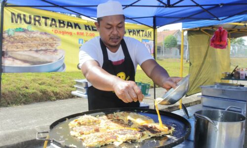 Martabak rendang pilihan berbuka