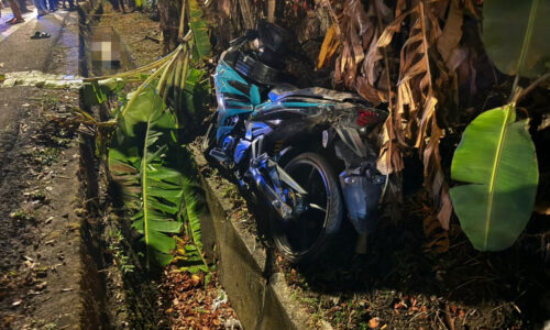 Pekerja kilang maut, motosikal rempuh SUV