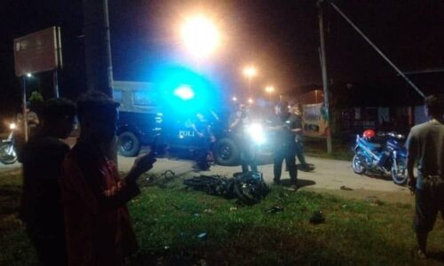 Remaja maut, motosikal rempuh kenderaan polis