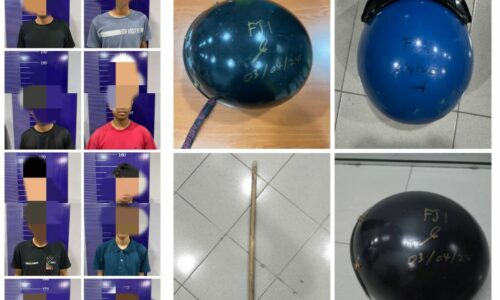 23 remaja ditahan kerana merusuh di Pantai Puteri