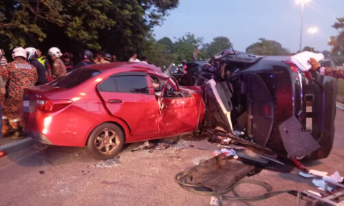 Lelaki maut, dua wanita serta bayi perempuan parah