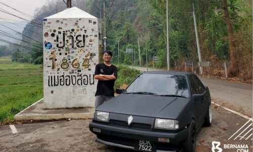 Bawa semangat Jalur Gemilang, pandu kereta Saga berusia 32 tahun ke seluruh Thailand