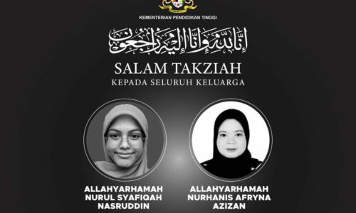 UTEM BANTU URUS JENAZAH NURUL SYAFIQAH, NURHANIS AFRYNA