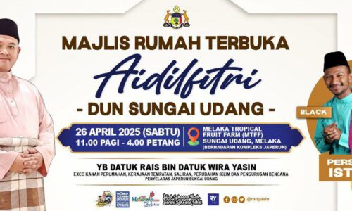 BLACK, HATTAN ‘GEGAU’ RUMAH TERBUKA AIDILFITRI DUN SUNGAI UDANG