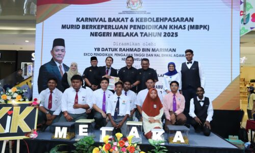 KEBOLEHPASARAN PELAJAR PENDIDIKAN KHAS MELAKA LEPASI KPI KEBANGSAAN