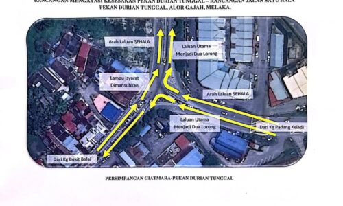 LALUAN SEHALA DI PEKAN DURIAN TUNGGAL