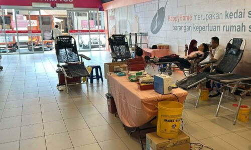 STOK PLATELET BERKURANG, ORANG MELAKA BERAT LEBIH 55KG DISARAN TAMPIL DERMA DARAH