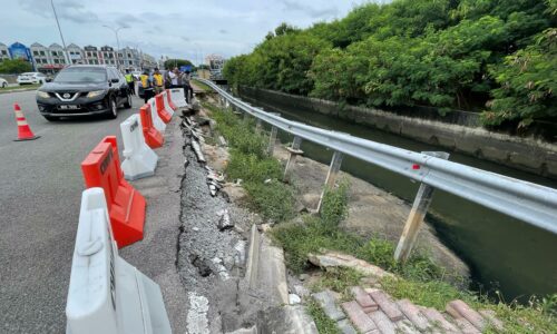 PEMAJU DIBERI TEMPOH SEBULAN BAIKI TEBING RUNTUH