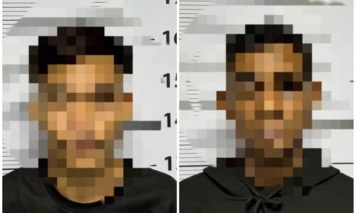 DUA PEMUDA DISYAKI AKTIF EDAR DADAH DITAHAN POLIS