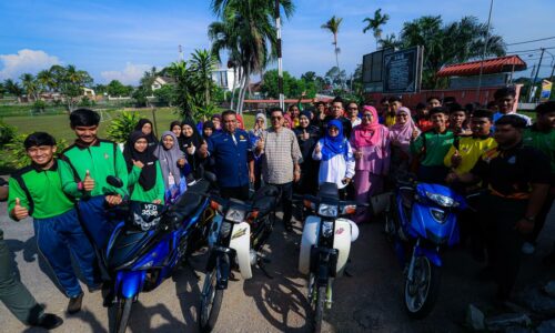 SEMAKIN RAMAI PELAJAR TUNGGANG MOTOSIKAL TANPA LESEN, CUKAI JALAN