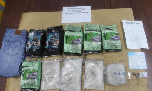 TAK SEMPAT ‘EKSPORT’ DADAH KE LUAR NEGARA, EMPAT LELAKI DICEKUP POLIS