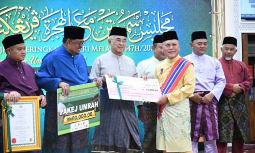 GIAT PACU EKONOMI ISLAM, AZMAR DIANGKAT TOKOH MAAL HIJRAH MELAKA