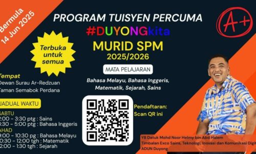 TUISYEN SPM PERCUMA #DUYONGKITA KEMBALI