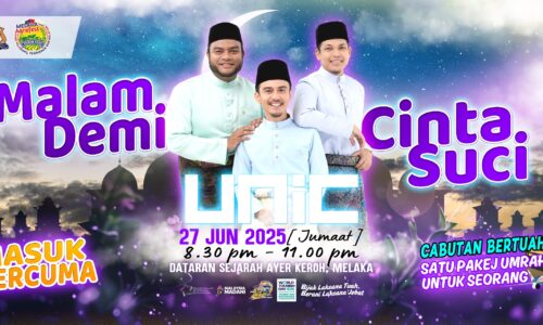 TAJAAN UMRAH MENANTI PENGUNJUNG ‘MALAM DEMI CINTA SUCI’ MELAKA AGROFEST 2025
