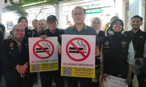 MELAKA WAJIBKAN PREMIS PAMER TANDA AMARAN LARANGAN MEROKOK
