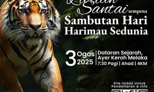 LARIAN SANTAI ZOO MELAKA TAWAR PENGALAMAN UNIK KEPADA PESERTA