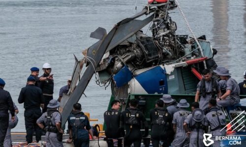 BANGKAI HELIKOPTER PDRM TERHEMPAS AKAN DIBAWA KE PGU SUBANG – KOMANDER PGU