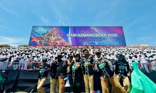 ‘HUMAN GRAPHIC’ JKKN MERIAHKAN SAMBUTAN HARI KEBANGSAAN DI MELAKA