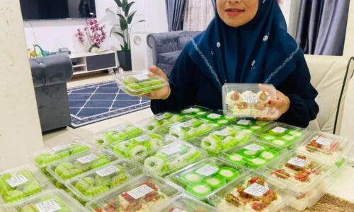 NORLIZA PUAS HASILKAN 500 ANEKA KUIH SETIAP HARI