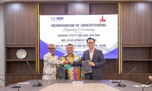 KUM, NKS DEVELOPMENT METERAI MOU PERKASA PEMBANGUNAN UTILITI TERANCANG