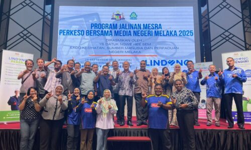 23 PENGAMAL MEDIA MELAKA TERIMA TAJAAN CARUMAN PERKESO
