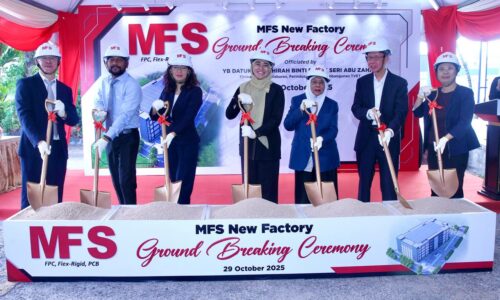 MFS TECHNOLOGY TAMBAH KELUASAN KILANG, PERKUKUH OPERASI DI MELAKA