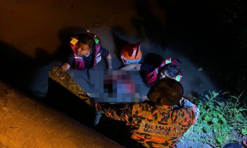 AJAL KETIKA MEMANCING, WARGA EMAS DITEMUKAN LEMAS DI SUNGAI GADEK