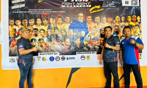 TALI PINGGANG KETUA MENTERI JADI REBUTAN DI FIGHT NIGHT MUAYTHAI INTERNATIONAL 2.0