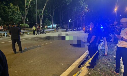 LELAKI MAUT MOTOSIKAL BERTEMBUNG PENUNGGANG LAWAN ARUS DI SUNGAI UDANG