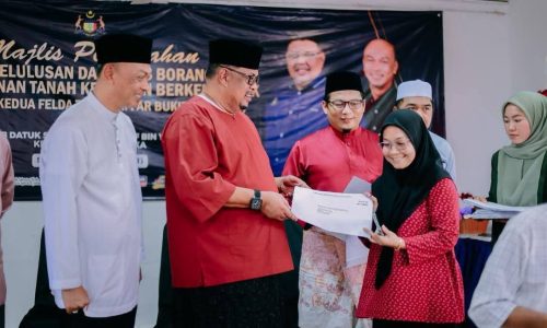 PENYAMPAIAN KELULUSAN TANAH DAN NOTIS 5A CERIAKAN 95 PENERIMA