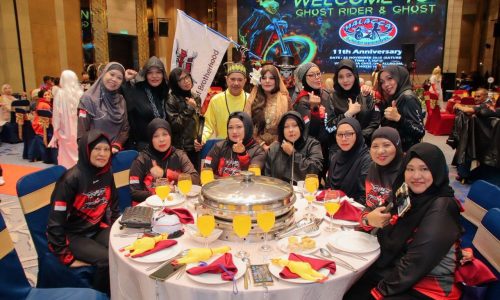 LEBIH 300 ‘BIKERS’ MERIAHKAN ULANG TAHUN KE-11 MALACCA LADY BIKERZ