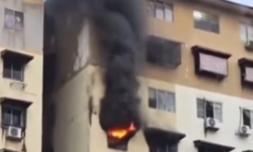 WANITA WARGA EMAS, ANAK MAUT DALAM KEBAKARAN DI PPR DATO SENU