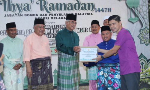 BOMBA MELAKA KONGSI REZEKI, CERIAKAN RAMADAN KELUARGA B40