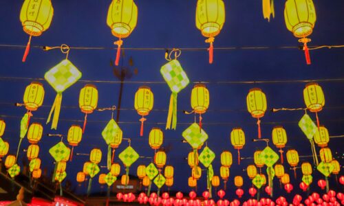 HIASAN KETUPAT, BUNGA MALAI SERLAH SEMANGAT PERPADUAN TAHUN BAHARU CINA DI MELAKA