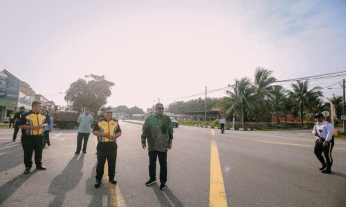 DEMI KESELAMATAN RAKYAT, KETUA MENTERI TINJAU SIMPANG ‘BERDARAH’ LONDANG