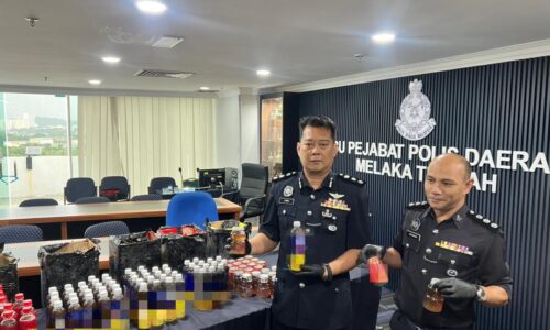 POLIS SERBU RUMAH DI BANDA HILIR, JUMPA DADAH BERNILAI RM226,500