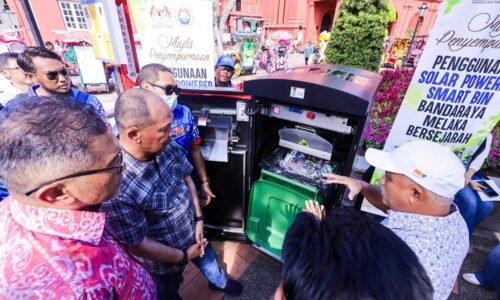 MBMB SEDIA TONG SAMPAH PINTAR BERKUASA SOLAR DI 7 LOKASI TUMPUAN