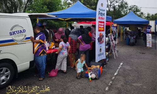 MAIM BUKA ‘PASAR PERCUMA’ DI AYER MOLEK ESOK
