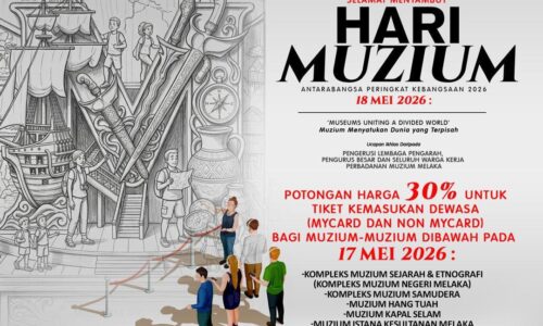 HARI MUZIUM ANTARABANGSA: PERZIM TAWAR POTONGAN TIKET 30 PERATUS