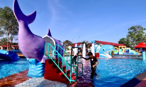 TAMAN TEMA AIR TETC, ‘PORT’ MANDI MANDA MURAH HUJUNG MINGGU